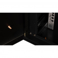 Шкаф 19" телекоммуникационный настенный, 12U 635x600х450 мм, дверь металл, черный